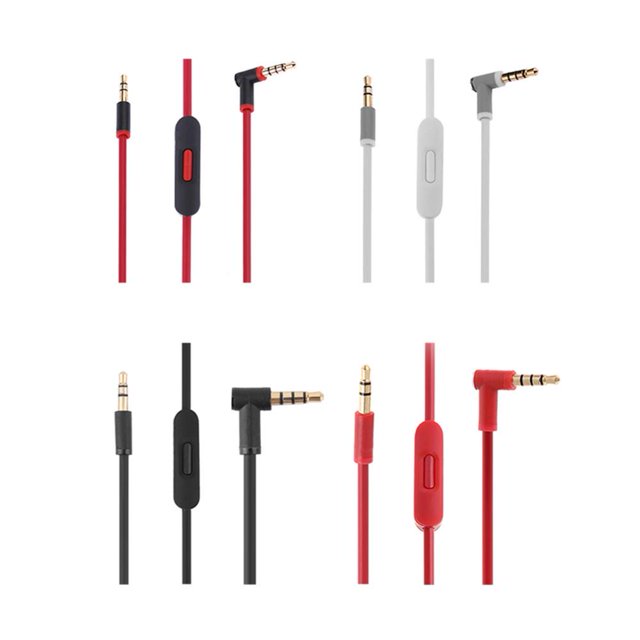 Replacement 3.5mm L Jack Audio Cable Cord Wire for Beats Solo HD Studio Pro