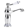 thumbnail image 3 of LHCER Floral Pattern Single Handle Mixer Tap Cold/Hot Water Faucet for Bathroom Basin Sink,Water Faucet, Kitchen Sink Water Tap, 3 of 8