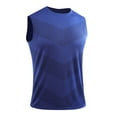 thumbnail image 4 of Cameland Tank Tops Men Workout Shirts for Men Men's Summer Solid Color Vest Sleeveless T Shirt Vest Top Athletic Shirts & Tops Mens Compression Tank Top, 4 of 5
