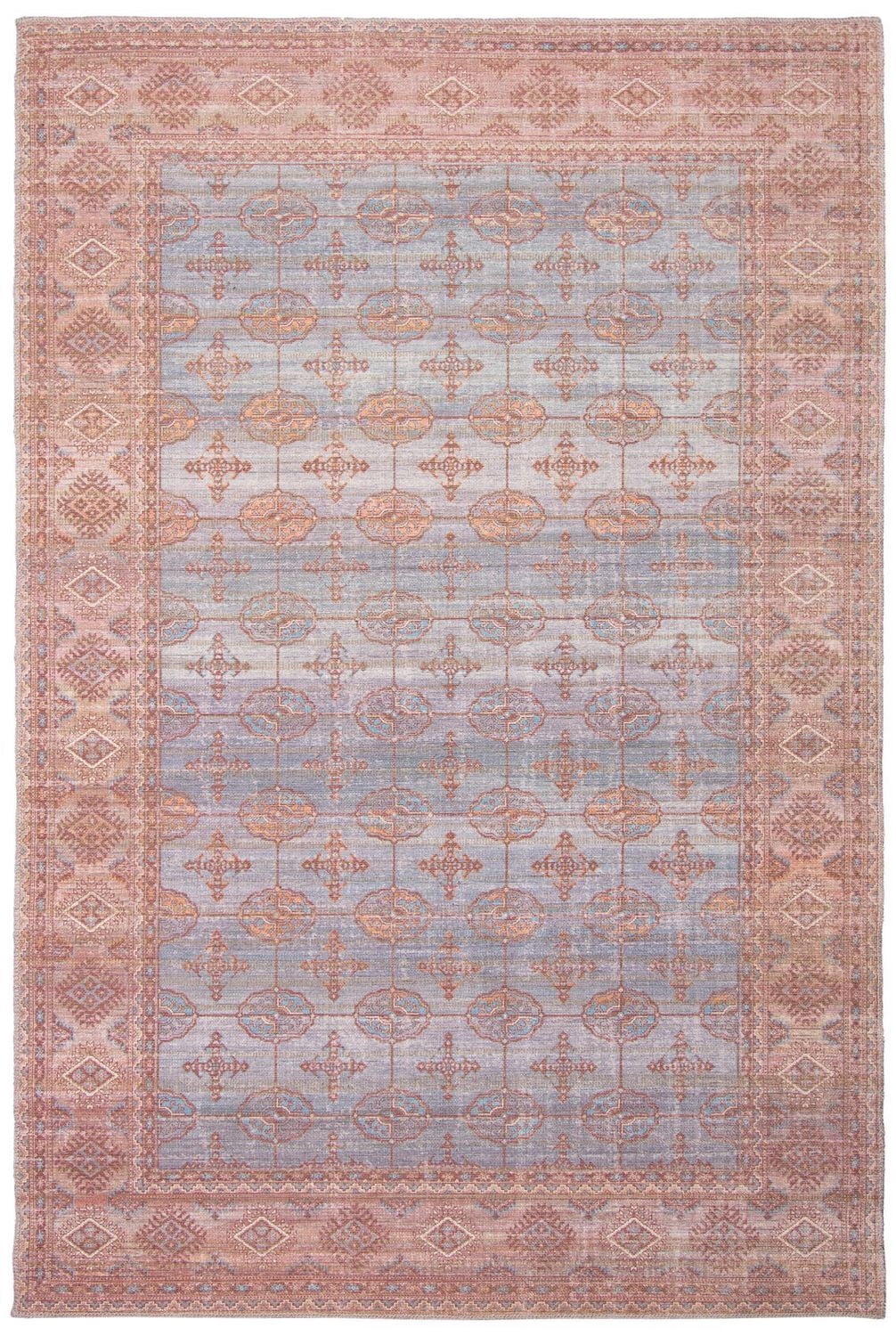 ECARPET Persian Style Area Rug, Turkoman Indoor Carpet, Eco Friendly, Machine Washable