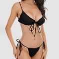 thumbnail image 2 of Birdeem Ensembles de Bikinis à Bretelles Larges Décontractés Mode Couleur Unie pour Femmes, 2 of 6