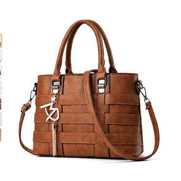 Gououd Designer Handbag for Women Ladies Handbags PU Leather Weave Shoulder Bag Women Top-Handle Purse Khaki