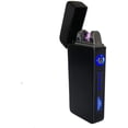 thumbnail image 1 of USB Plasma Lighter Flameless Electric Double ARC Dual Pulse Torch Rechargeable Lithium Power Battery (Blaze - Smooth Black), 1 of 6