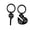 Black, variant on Valentines Day Gifts His And Her Keychain Set Couple Gifts For Boyfriend And Girlfriend A Piece Of Him And Her Keychain Set Couple Anniversary Valentine's Day Gift
