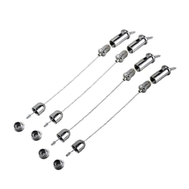 Wexstar Hang Kit d'installation au plafond pour panneau chauffant infrarouge sans cadre. Il laisse tomber le panneau jusqu'à 40 pouces du plafond.