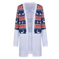 thumbnail image 4 of Cardigan à Manches Longues pour Femmes, Cardigan d'Automne à devant Ouvert avec Poches, Duster Décontracté, Chandail Cardigan Léger, 4 of 5