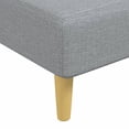 thumbnail image 5 of vidaXL Chaise Longue Light Grey Fabric, 5 of 5