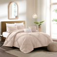 thumbnail image 1 of Grace Living Ensemble de Couette en Polyester Fitzgerald - Plissée, Couleur Neutre Unie, 1 of 6