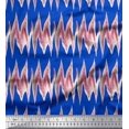 thumbnail image 1 of Soimoi Rayon Fabric Zig Zag Abstract Decor Fabric Printed Yard 42 Inch Wide, 1 of 3