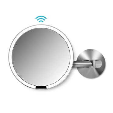 Simplehuman 8" Round Wall Mount Sensor Makeup Mirror