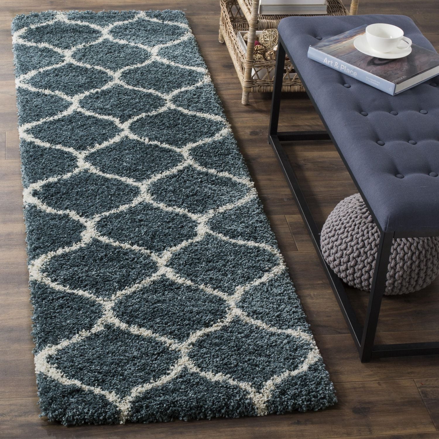 Safavieh Hudson Arline Geometric Shag Area Rug