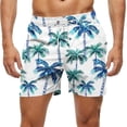 thumbnail image 1 of Kakii Men's Swim Trunks Hawaiian Bathing Mesh Lining Suit Swimsuits Beach Shorts with Pockets, 1 of 6