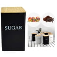 thumbnail image 1 of Metal Kitchen Canister Set for Coffee Tea and Dry Food Storage with Secure Airtight Lids, 1 of 6