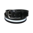 thumbnail image 1 of Boston Leather  Leather Work Belt with Reflective Safety Stripe (Men's), 1 of 3