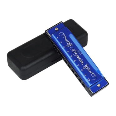 tamizeot Harmonica Deluxe Harmonica Diatonic Harmonica Gifts Mouth Professional Blue Organ