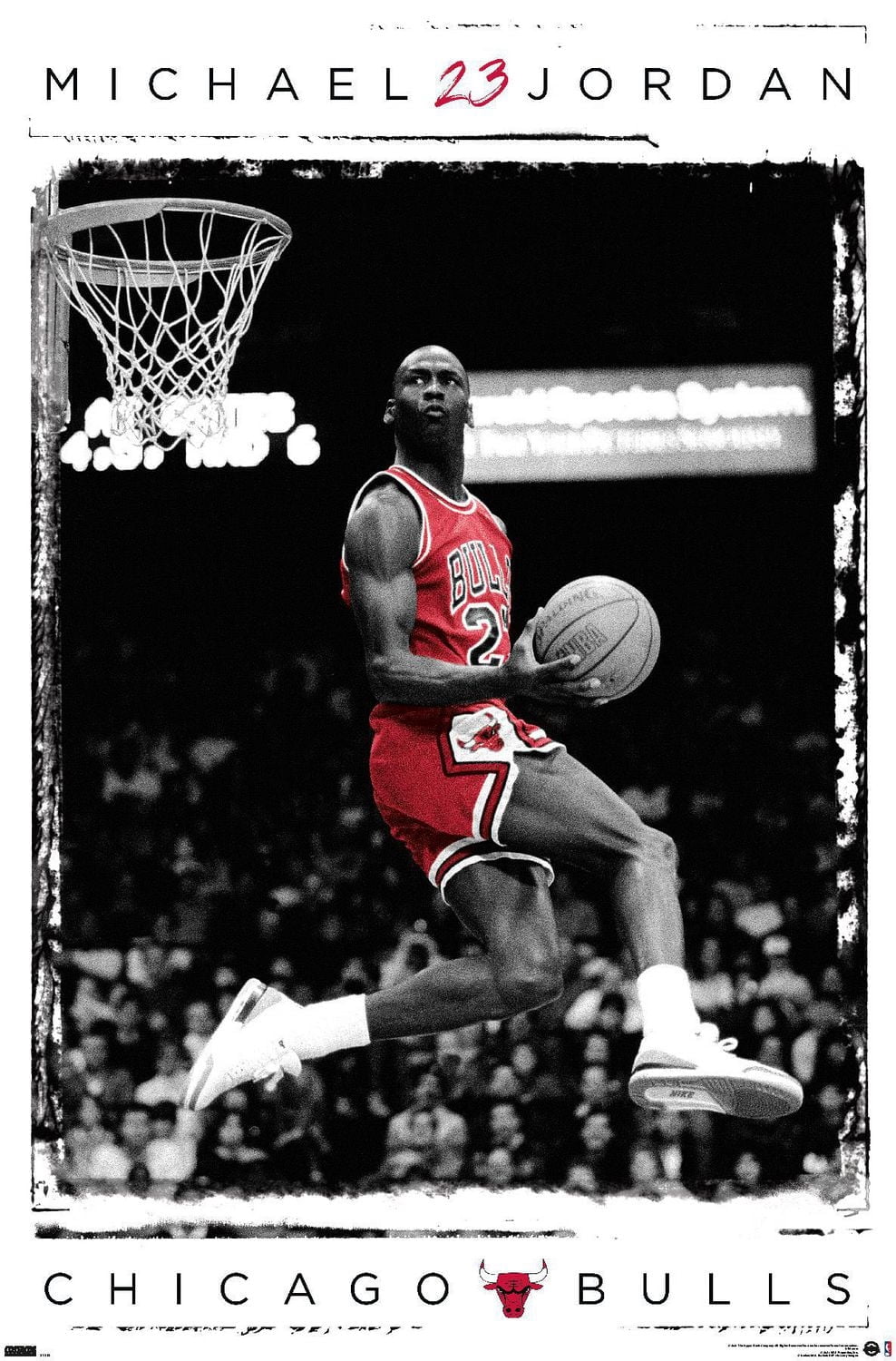 Michael Jordan - Dunk Wall Poster