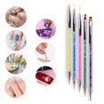 thumbnail image 4 of Stylo à Ongles Double Embout Brosses de Manucure Outil de Pointillage, 4 of 7