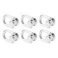 thumbnail image 1 of D Ring Rivet, 20 Sets 360 Degree Rotatable Ball Studs D Ring Rivets with Screws  Zinc Alloy Iron DIY Leather Craft Accessories for Handbags Pet Collars Wallets Hats, 1 of 7