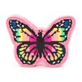 thumbnail image 2 of Justice Rainbow Butterfly Silk Touch Fleece Throw and Decorative Pillow Set, 2 of 6