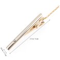 thumbnail image 2 of Shirt Cuff Links Tie Clip Set Business Style Alloy 1 Set Durable Men Formal Events, 2 of 4