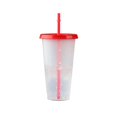 thumbnail image 2 of Color Changing Tumbler with Lids and Straw Reusable for Cold/Hot Drink Confetti Pattern Cup for Adults & Kids, 2 of 2