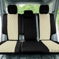 thumbnail image 5 of For 2011–2021 Jeep Grand Cherokee FH Group Neoprene Waterproof Custom Fit Car Seat Covers - Rear Beige, 5 of 5