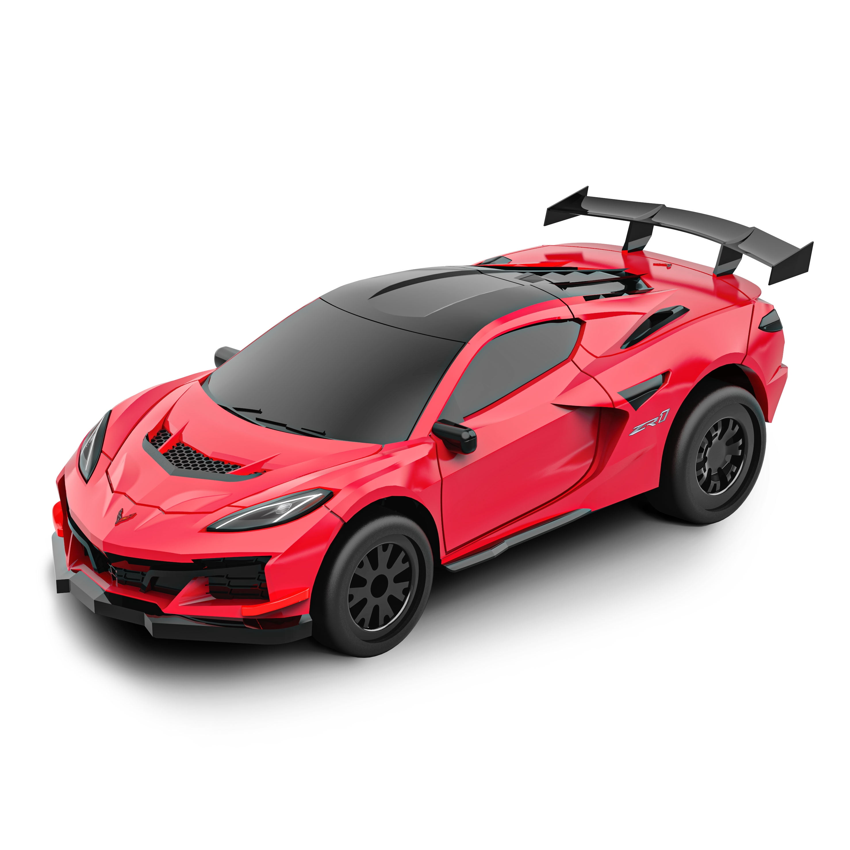 Adventure Force (1:64) Radio Control Nano Racer Chevy Corvette Red Car, WR5-64C33V-RD-CA