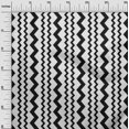thumbnail image 3 of oneOone Viscose Chiffon Black Fabric Vertical Chevron Craft Projects Decor Fabric Printed By The Yard 42 Inch Wide, 3 of 4