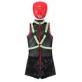 thumbnail image 3 of Halloween Man Firefighter Cosplay Costume Durable Party Outfit for Festivals Size M, 3 of 8