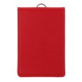 thumbnail image 3 of Vertical Double Card Reusable ID Badge Holder Exhibition Leather Card Holder Red, 3 of 4