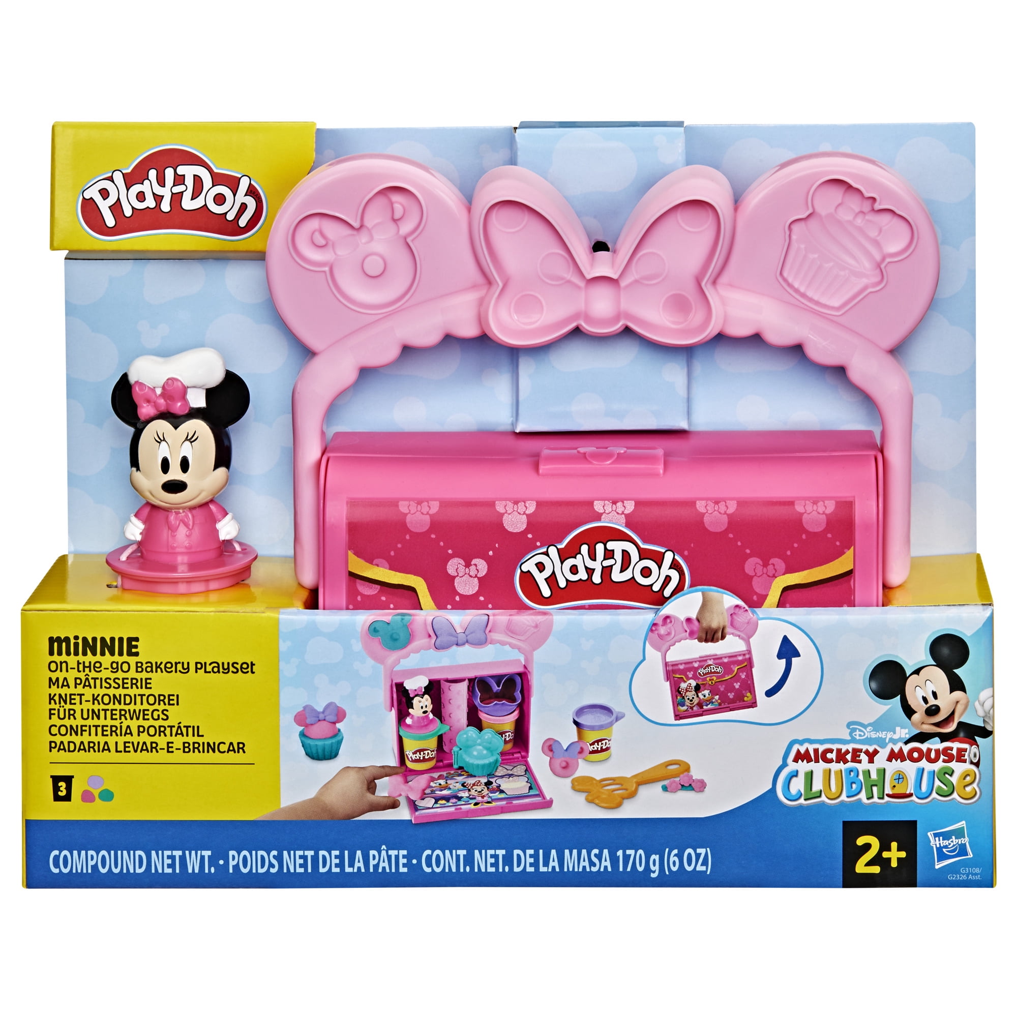 Play-Doh Disney Junior On-the-Go Bakery Play Kitchen Toy Set