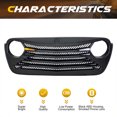 thumbnail image 3 of AMERICAN MODIFIED Grille Tomahawk avec Rallonge pour Jeep Wrangler/Gladiator 18-23, 3 of 8