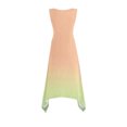 thumbnail image 4 of Ovzne Plus Size Dresses For Curvy Women Dress Women Womens Dresses Sleeveless Round Neck Drawstring Casual Ruffle A-Line Mini Dress Spring Dress Clearance, 4 of 7