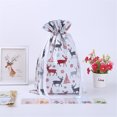 thumbnail image 1 of DPTALR Noël Cordon Sac Cadeau Fête Cadeau Emballage Bonbons Sac de Rangement, 1 of 2