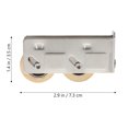 thumbnail image 4 of 2pcs Patio Door Rollers Replacement Sliding Door Roller for Sliding Glass Door, 4 of 5