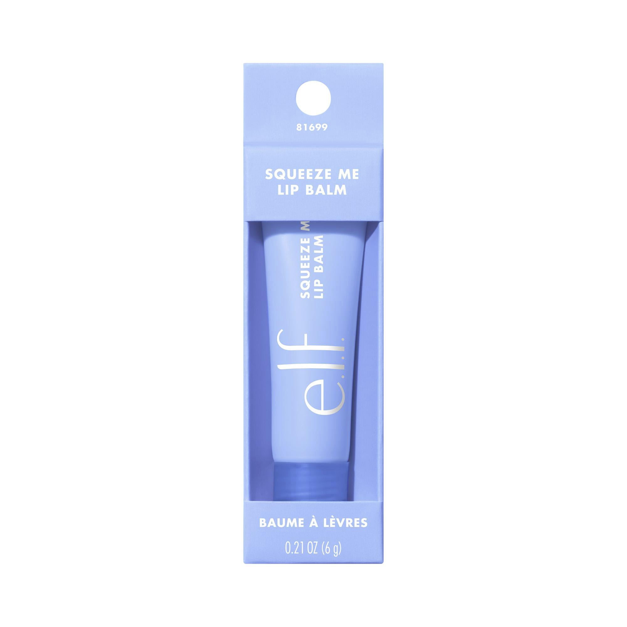 e.l.f. Cosmetics Squeeze Me Lip Balm, Blueberry, 6 g
