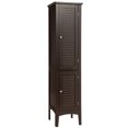 thumbnail image 1 of Costway Freestanding Bathroom Storage Cabinet Linen Tower Kitchen Living Room Brown, 1 of 10