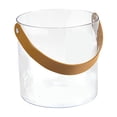 thumbnail image 2 of HOZADOIE Ice Barrel Kitchen & Dining Portable Plastic Mini Ice Bucket for Home Use - Beer Wine - Transparent for Picnics Parties - High-End Looking Beverage Storage Solution, 2 of 6