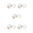 thumbnail image 3 of yingyy 1/2/3/5 2 Pieces Curtain Tieback Round Polyester Replacement Simple Style Household Kitchen Sunshade Drape Fixing Fastener Beige 5PCS, 3 of 6