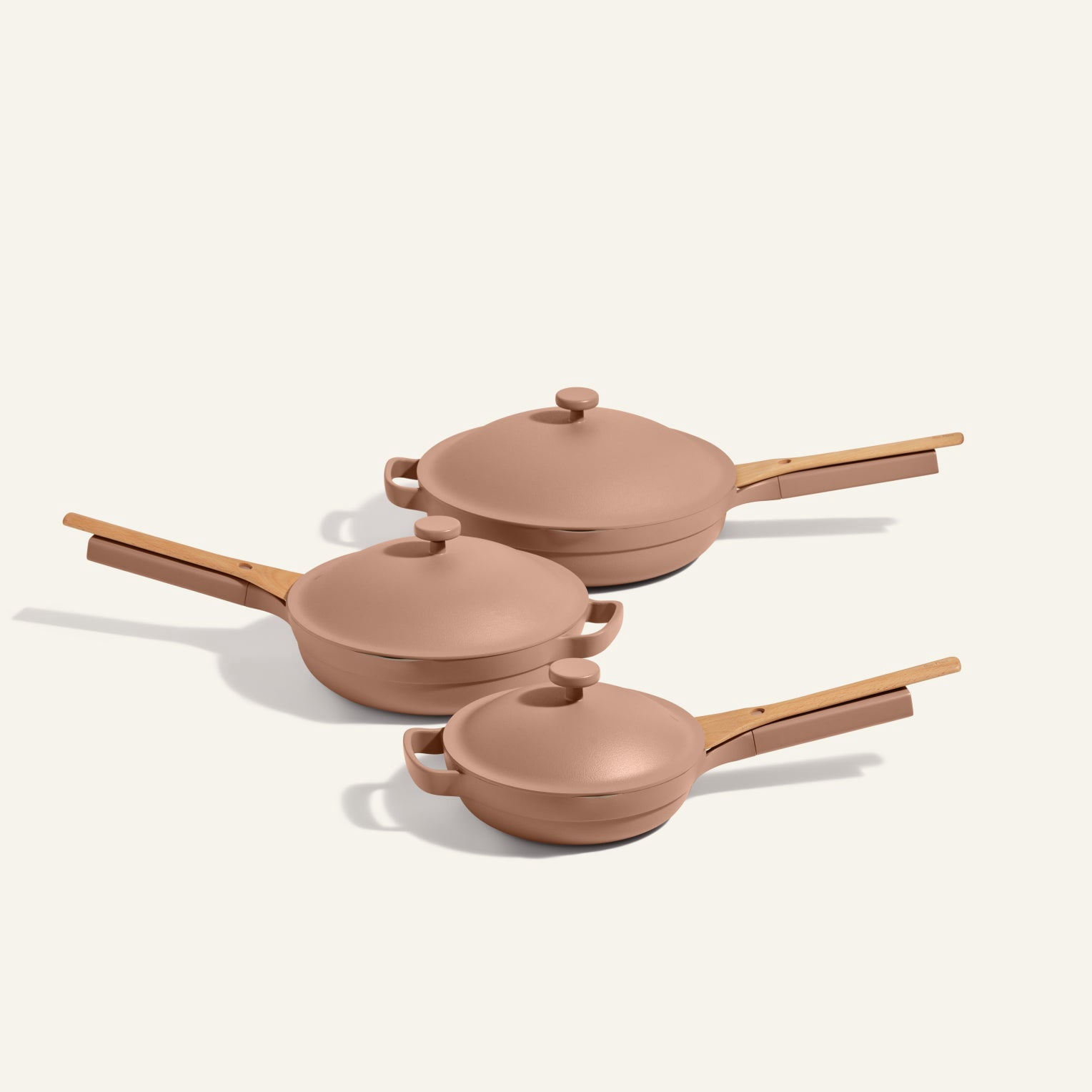Our Place Always Pan® Trio (10 Piece) A set of Always Pans in three sizes for every cooking need Spice
