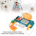 thumbnail image 3 of Cash Register Toy,Cash Register Toy for Kids with Checkout Scanner Play Food Set Play Calculator Credit Card Reader Voice Broadcast Pretend Cash Register, 3 of 7