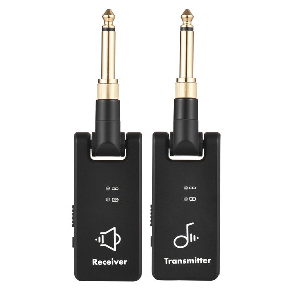 M-VAVE WP-8 Wireless Transmission System 2.4G Rechargeable Electric Guitar Receiver & Built-in Battery 3.5mm & 6.35mm Plug for Guitar Bass