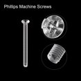 thumbnail image 4 of Unique Bargains M2x20mm Plastic Phillips Machine Screws, PC Flat Head Machine Bolts 25 Pack, 4 of 4