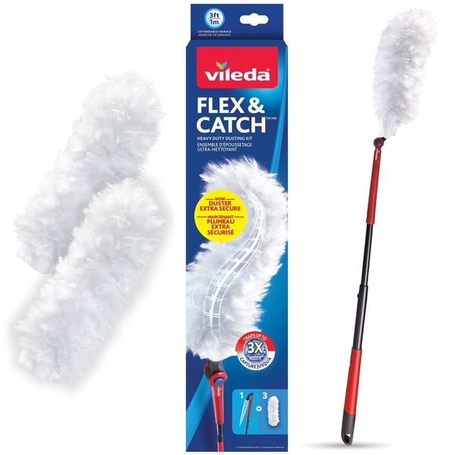 Vileda Flex & Catch Heavy pour 3 Recharges