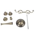 thumbnail image 4 of Metal Candle Holder, Exquisite Candlestick Holder Retro European Style High Gloss 3 Arms  For Candlelight Dinners Bronze, 4 of 8