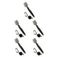 thumbnail image 2 of Redempat Stainless Steel Golf Club Brush Portable Solid Color Shoe Brushes Grey with Lid 5Set, 2 of 6