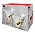 thumbnail image 1 of Libbey Stemless Martini Glasses, 1 of 2