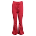 thumbnail image 3 of Women Fashion Solid High Waisted Slimming Sweatpants Casual Long Pants, 3 of 3
