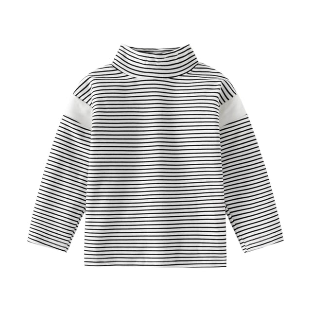 AWZXDE Hauts Décontractés Automne Hiver Mode Garçon Haut à Manches Longues Couche de Base