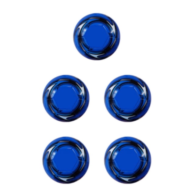 VONKY Waterproof PU Leather Football Competitive Game Fun Soccer Ball Teamwork Training Soccer Ball Balls Blue 5Set